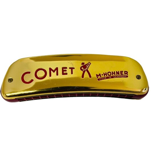Vintage M. Hohner Comet Harmonica With Case Made In Germany - Picture 10 of 10